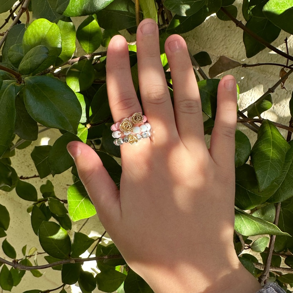 Beaded rings !